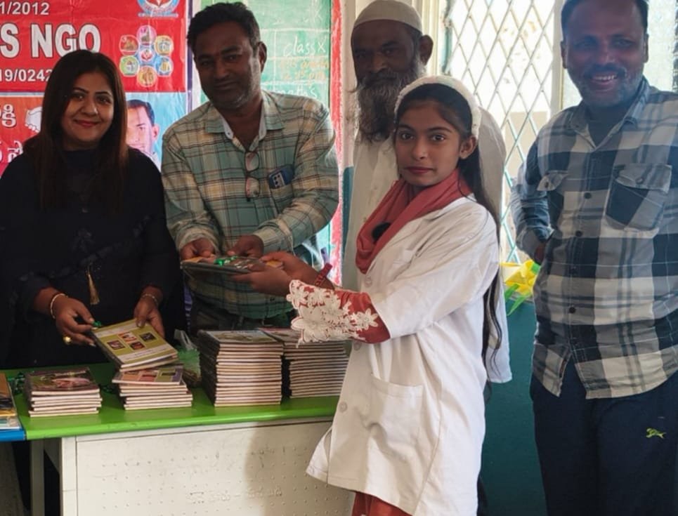 Distribution of Educational Materials to School Children